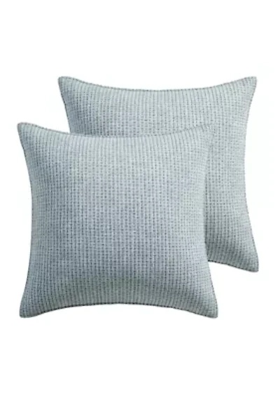 Pick-Stitch Artisan Euro Sham Set of 2