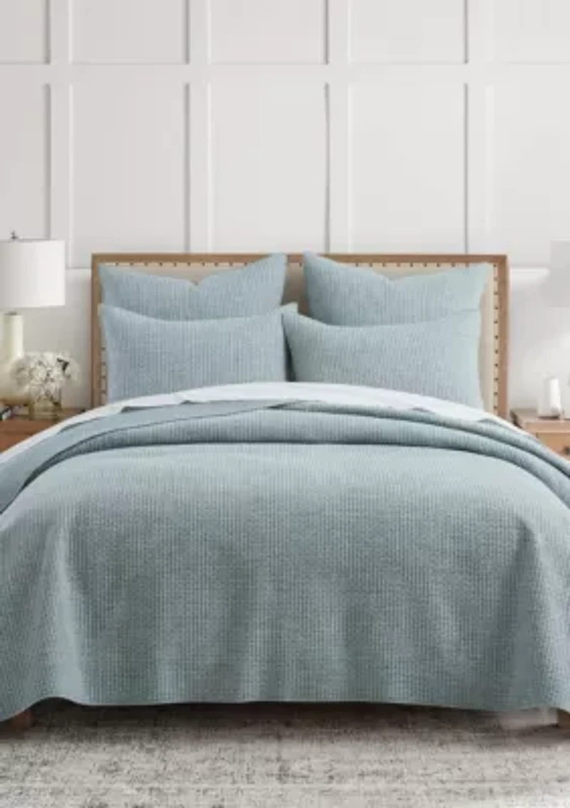 Pick-Stitch Artisan Euro Sham Set of 2