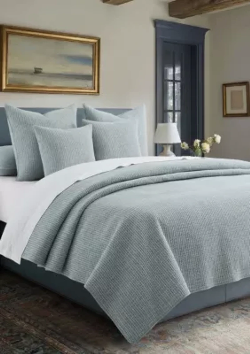 Pick-Stitch Artisan Euro Sham Set of 2