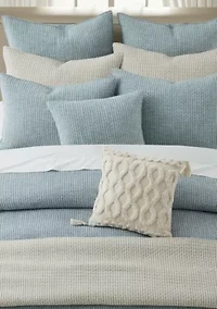 Pick-Stitch Artisan Euro Sham Set of 2