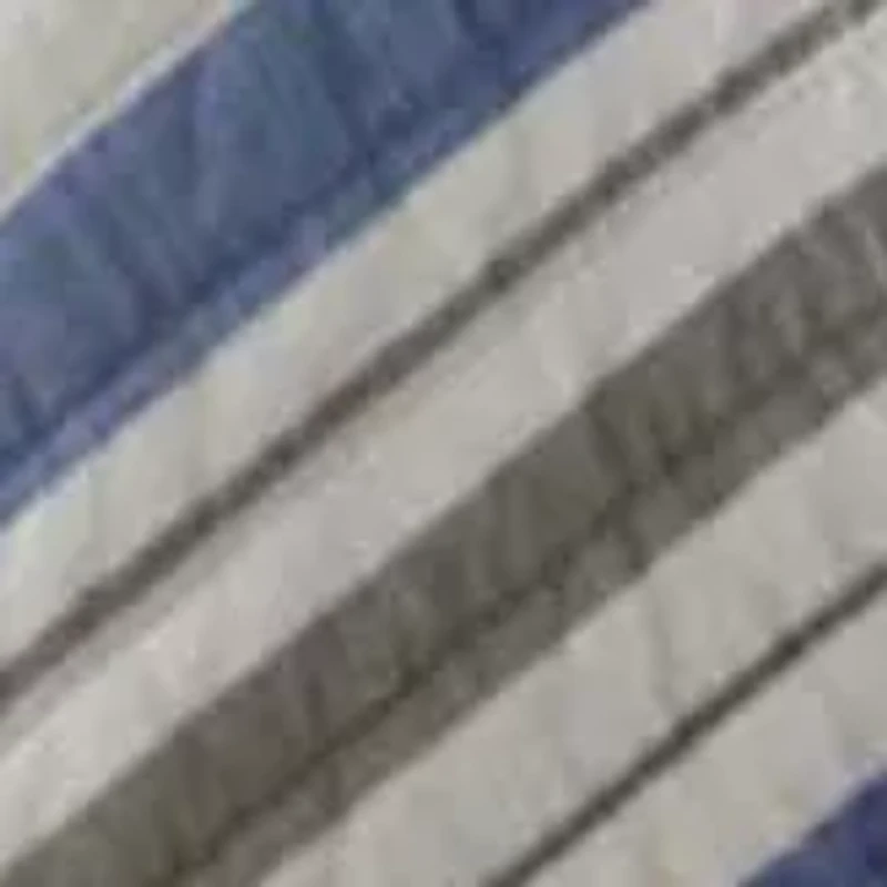 St Bart Stripe King Quilt Set