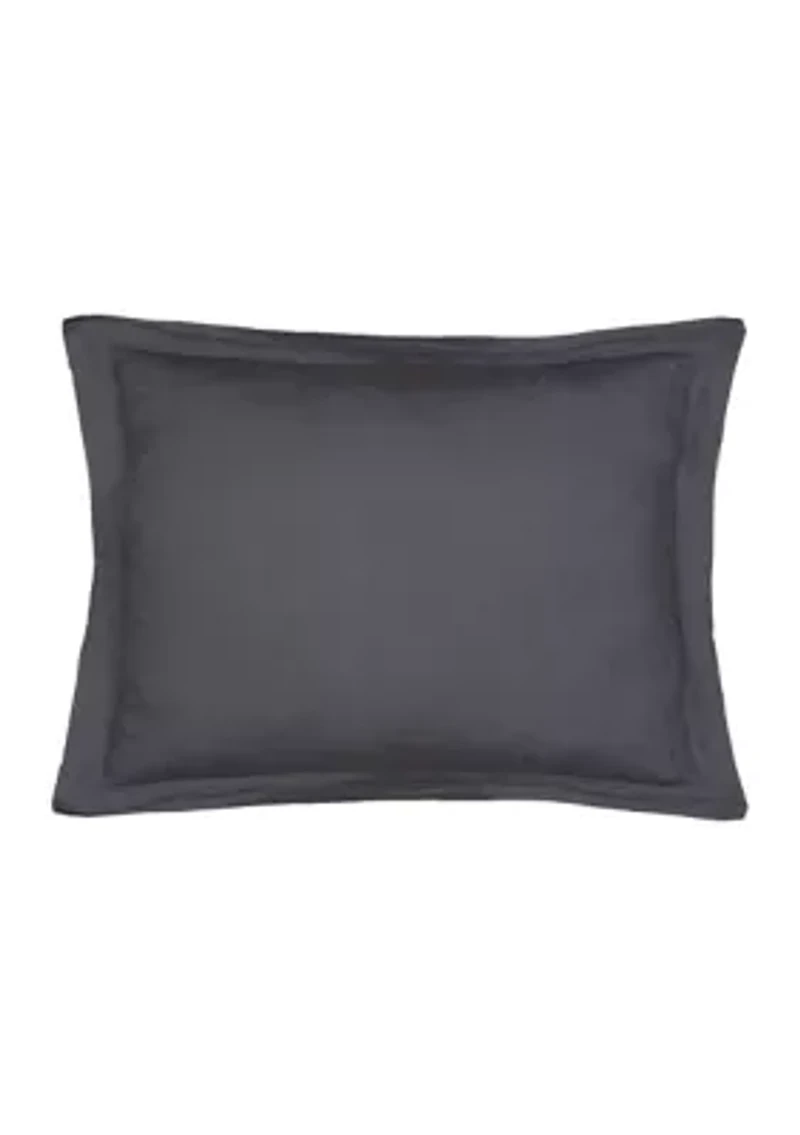 Washed Linen Sham with Flange