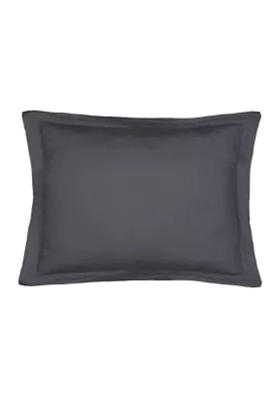 Washed Linen Sham with Flange