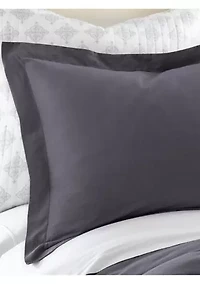 Washed Linen Sham with Flange