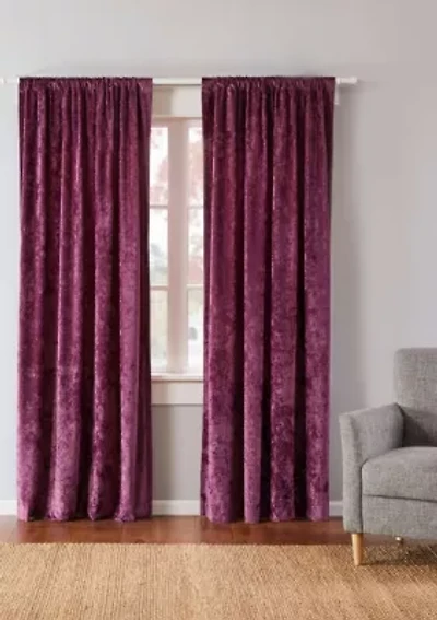 BH Ellora Plum Drape Panel