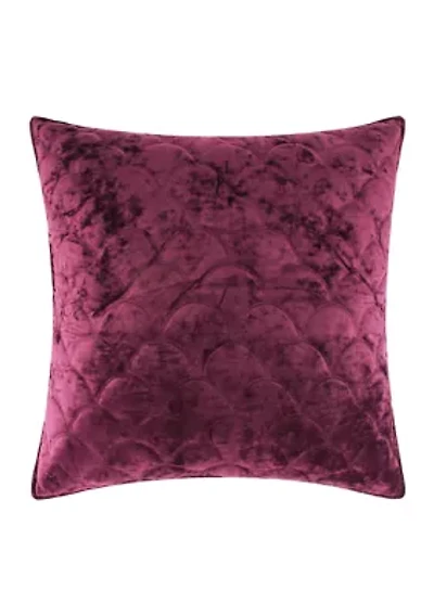 Velvet Plum Euro Sham