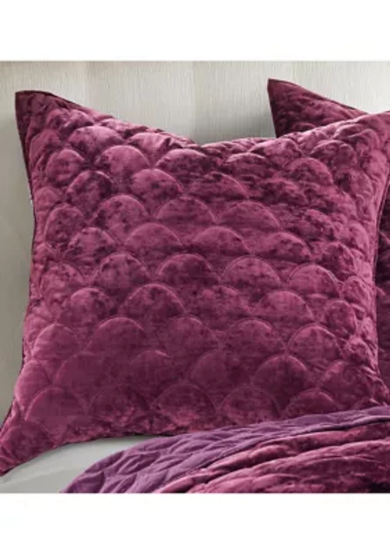 Velvet Plum Euro Sham