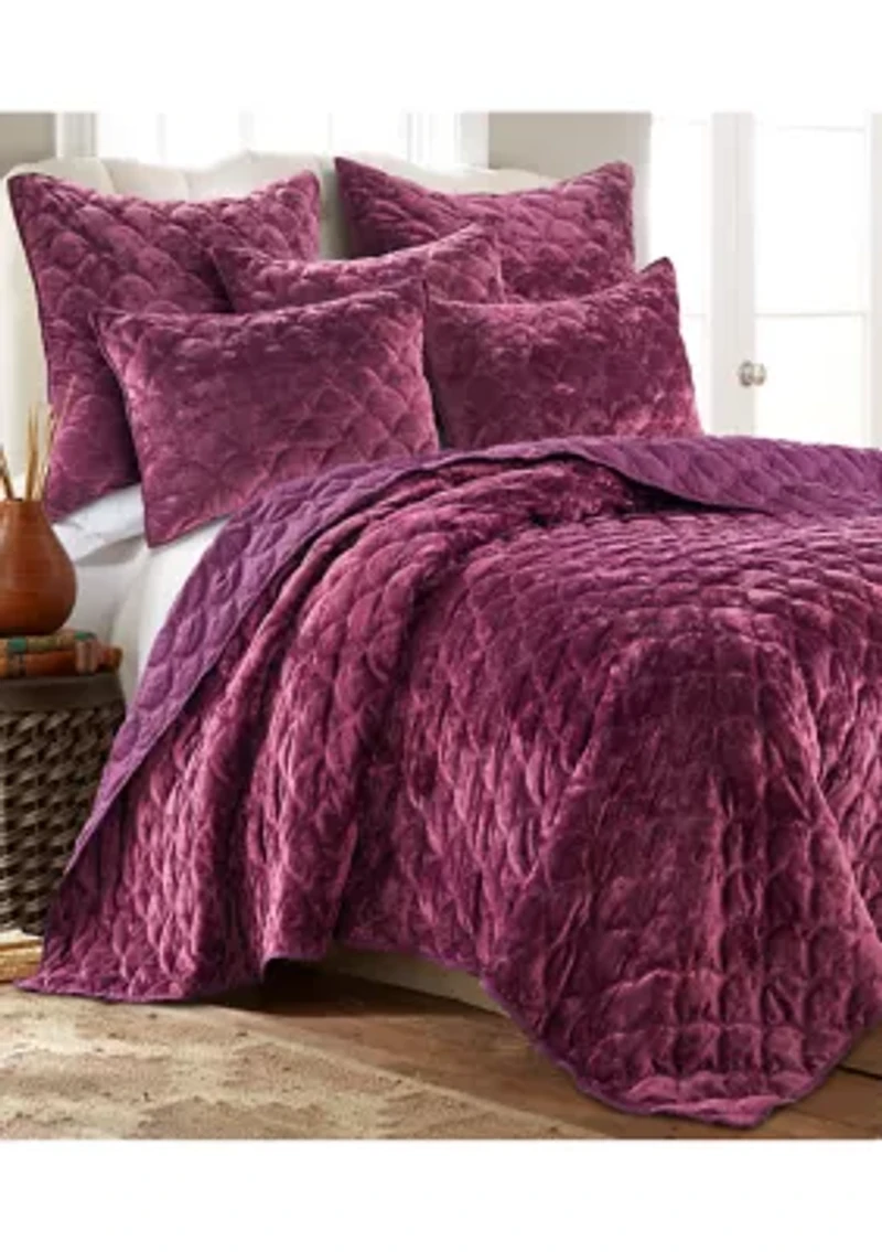 Velvet Plum Euro Sham