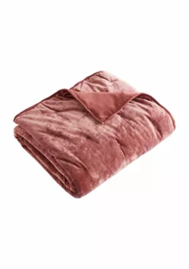 BH Abruzzi Velvet Spice Quilted Throw