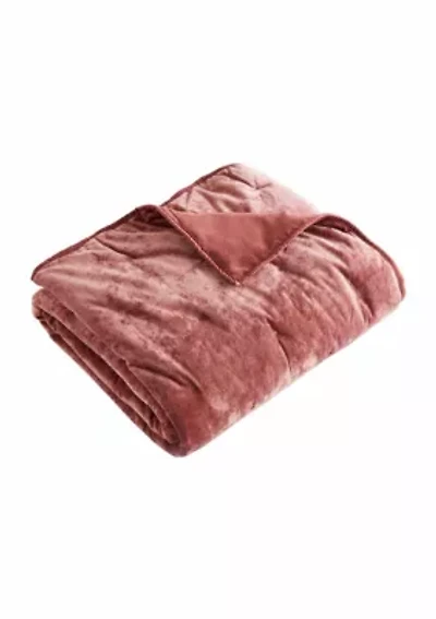 BH Abruzzi Velvet Spice Quilted Throw