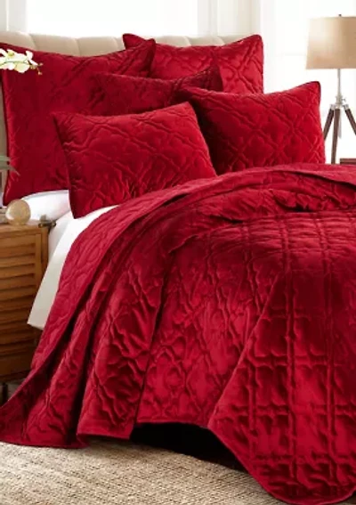 BH Caserta Velvet Quilt
