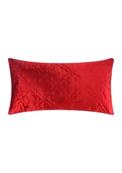BH Caserta Velvet Red King Sham