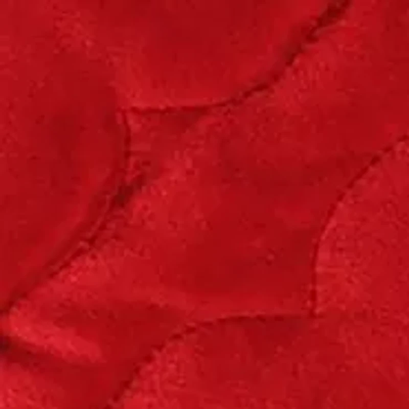 BH Caserta Velvet Red Standard Sham