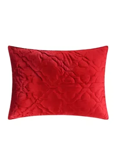 BH Caserta Velvet Red Standard Sham