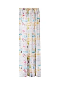 Beach Days Drape Panel