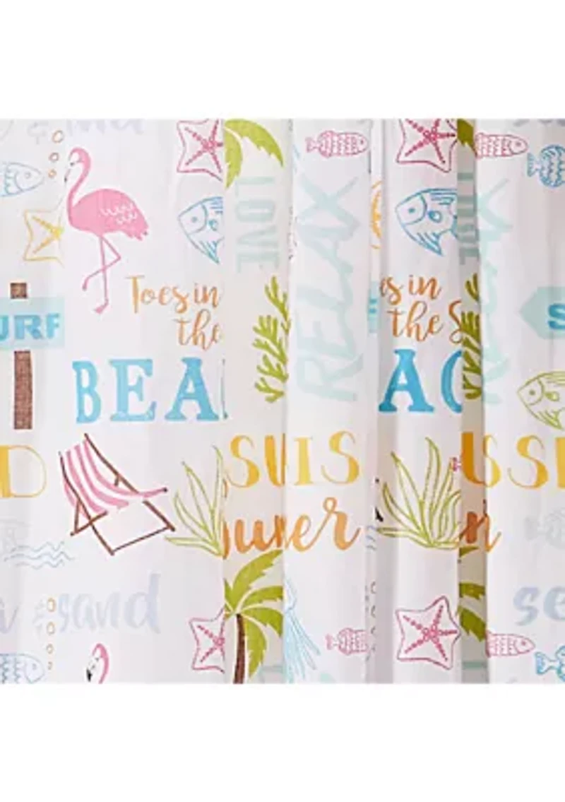 Beach Days Drape Panel