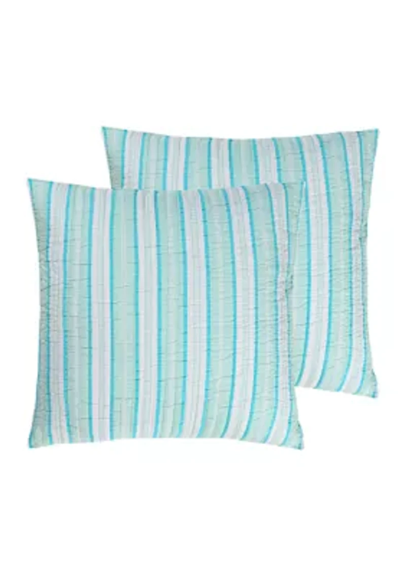 Beach Days Euro Shams Set of 2