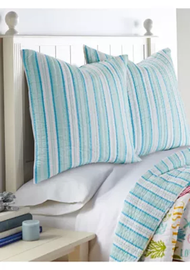 Beach Days Euro Shams Set of 2
