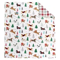 Jingle Paws Quilted Throw