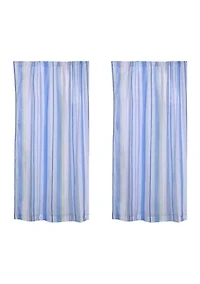 Catalina Fish Drape Panel - Set of 2