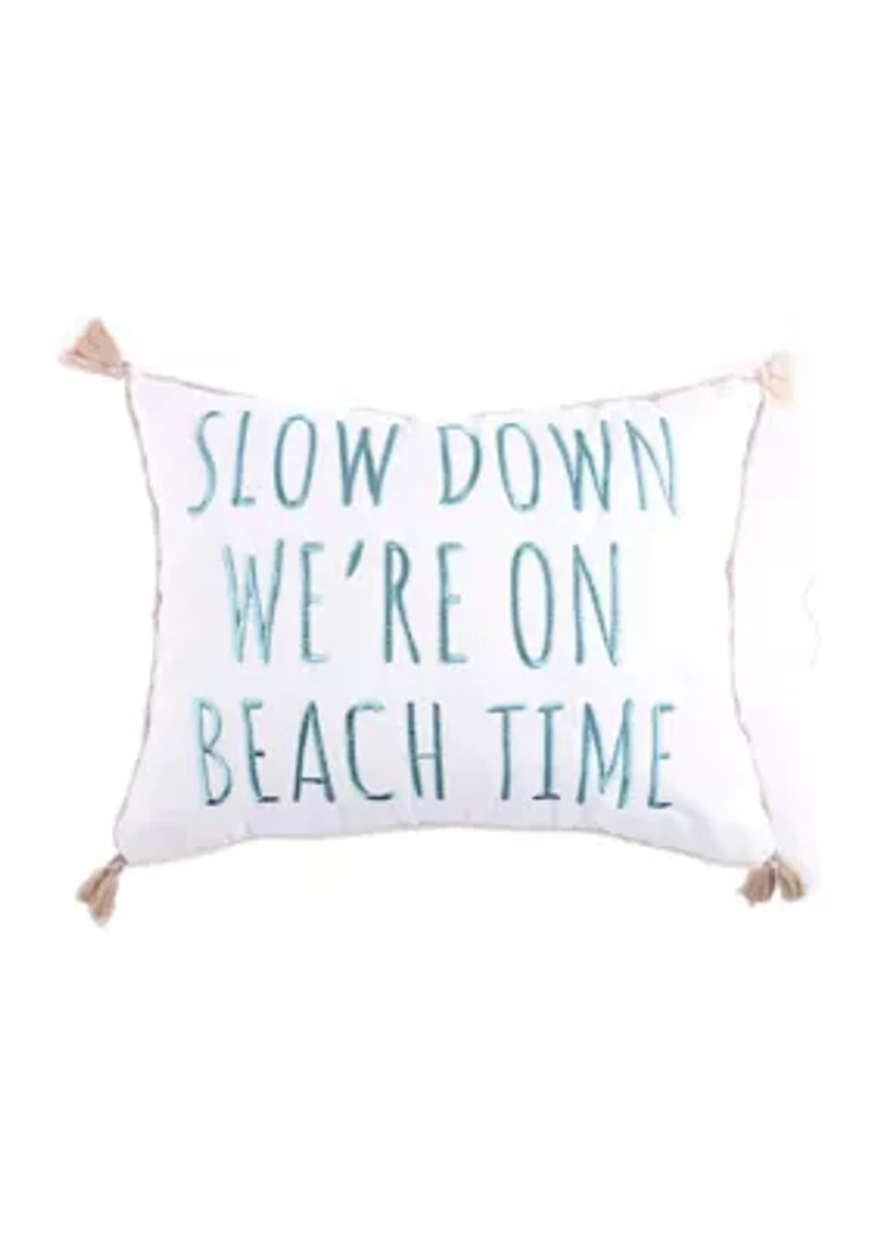 Stone Harbor Beach Time Pillow