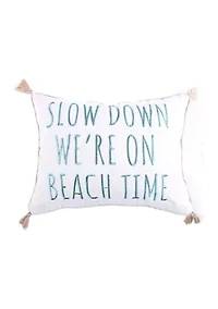 Stone Harbor Beach Time Pillow