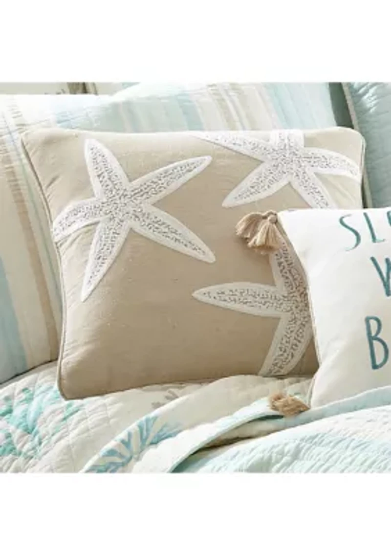 Stone Harbor Starfish Pillow