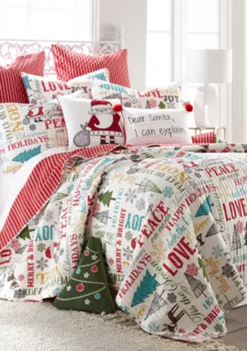 Santa Claus Lane Quilt Set