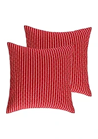 Santa Claus Lane Euro Sham - Set of 2