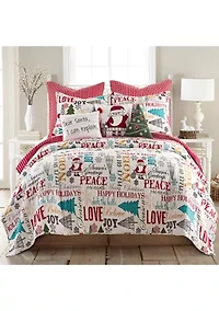 Santa Claus Lane Euro Sham - Set of 2