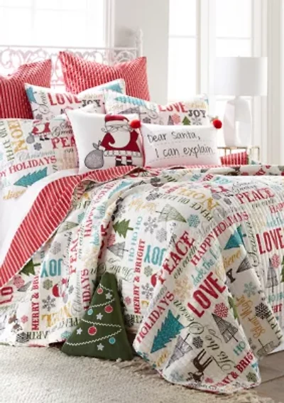 Santa Claus Lane Quilt Set