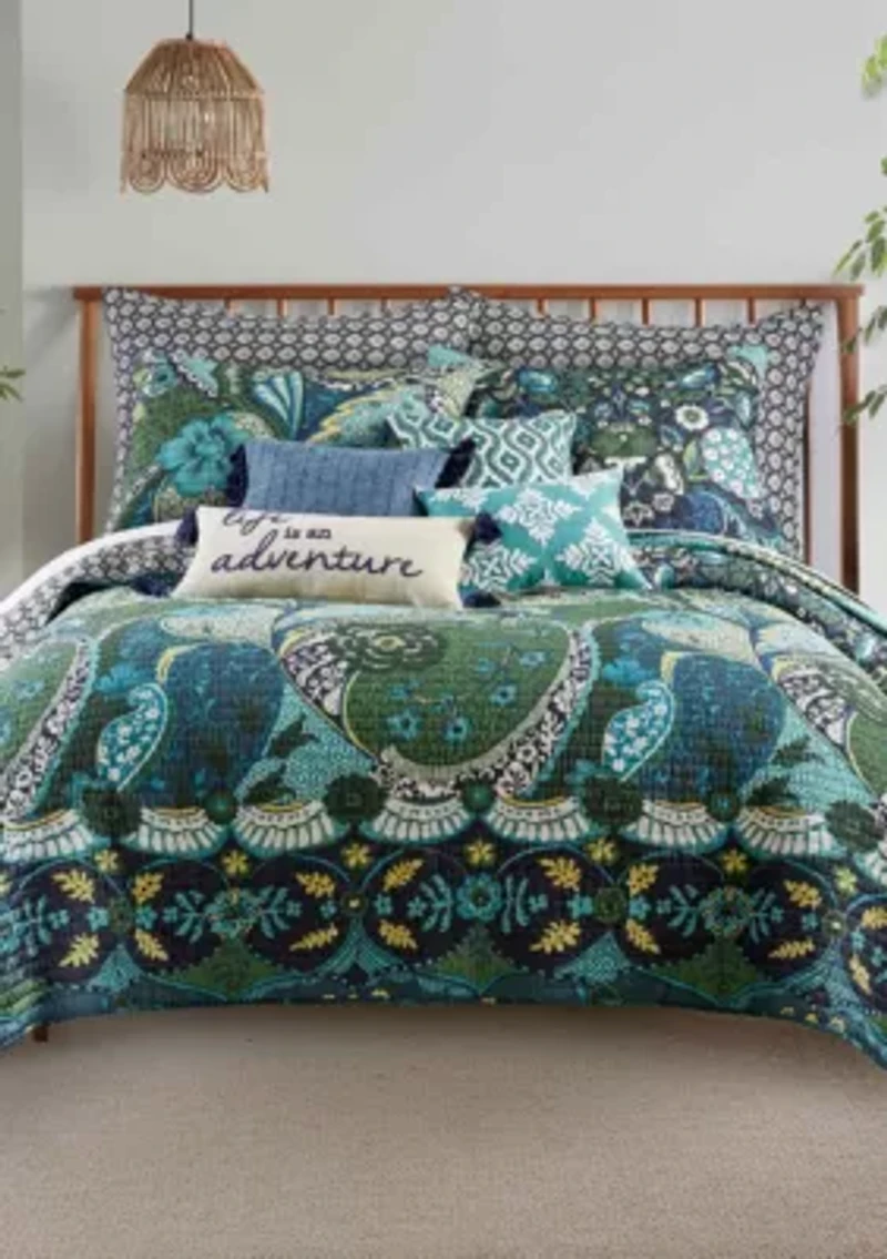 Jules Blue Euro Shams Set of 2