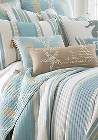 Kailua Starfish Script Pillow