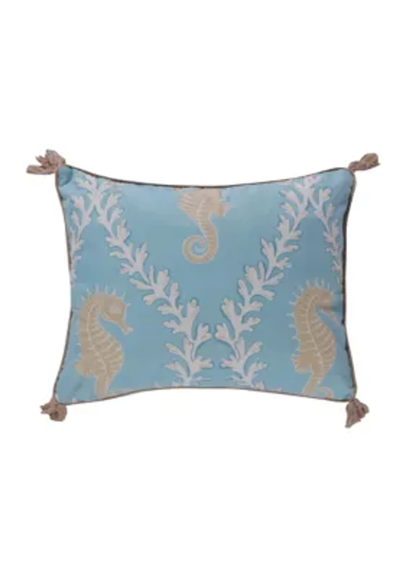 Kailua Quilted Tassel Pillow