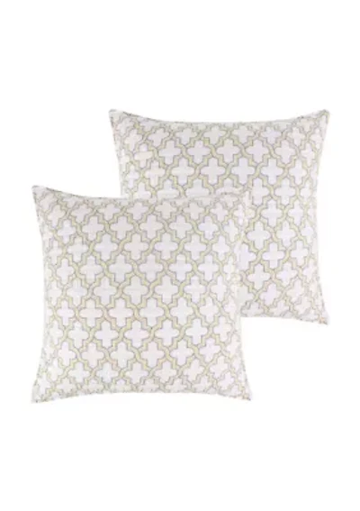 Reverie Euro Shams Set of 2 - Quilted