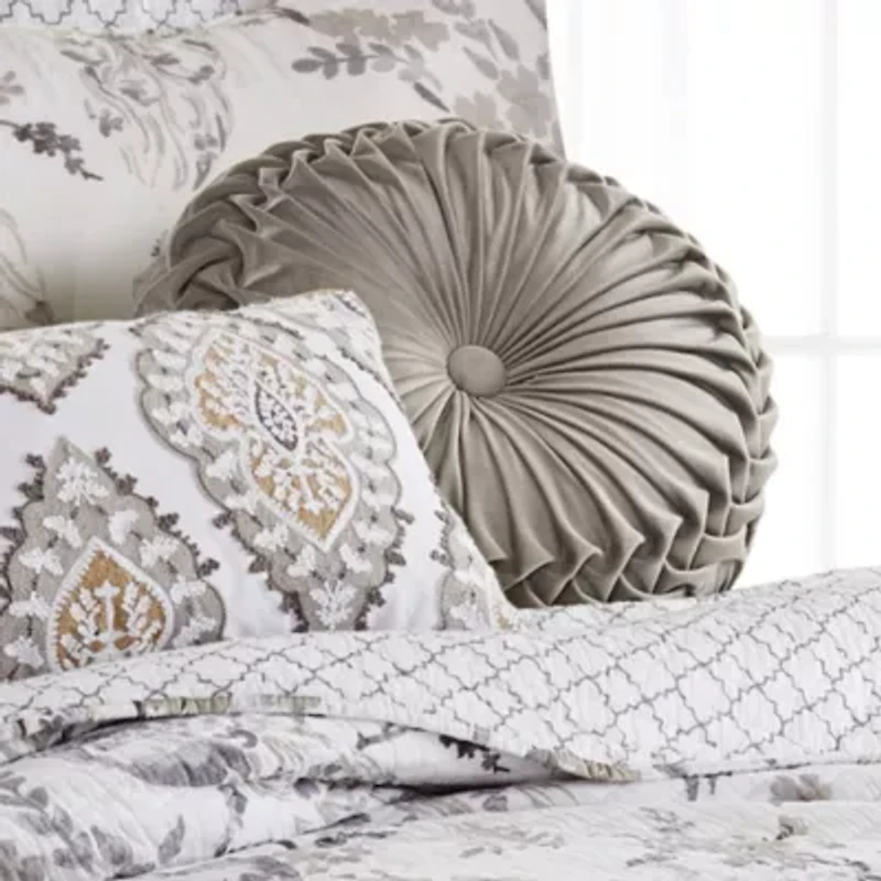 Pisa Round Velvet Pillow