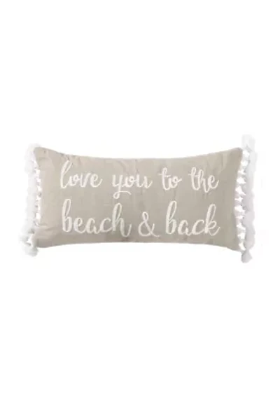 Beacon Beach and Back Pillow