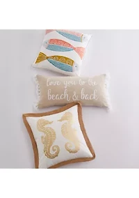 Beacon Beach and Back Pillow