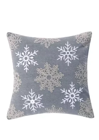 Rudolph Snowflake Pillow