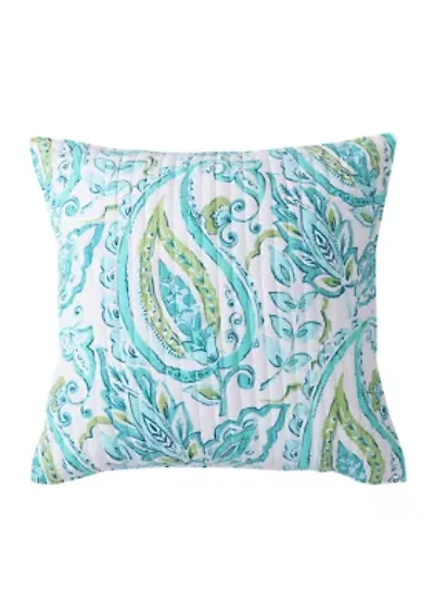 Tamsin Teal Euro Sham Set