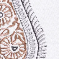 Tamsin Gray Flower Pillow