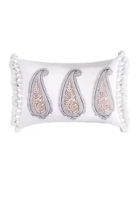 Tamsin Gray Flower Pillow