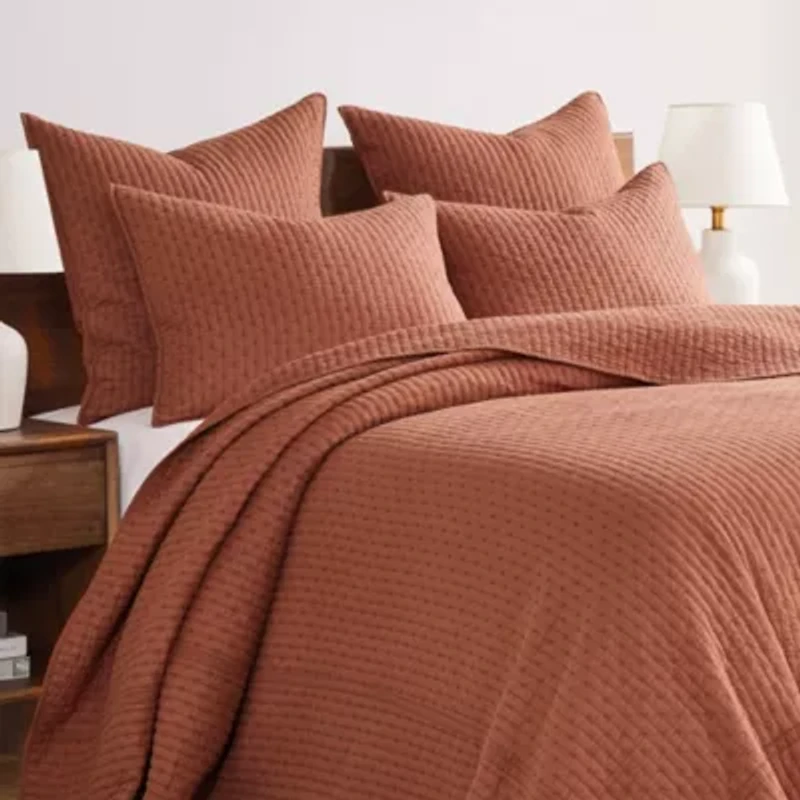 Cross Stitch Euro Sham Set of 2