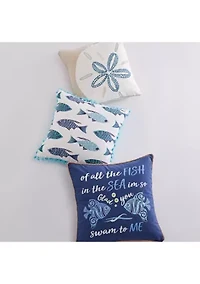  Laida Beach Fish, Sea, Me Pillow