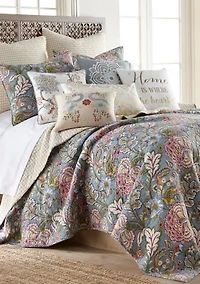  Angelina Linen Medallion Tassel Pillow