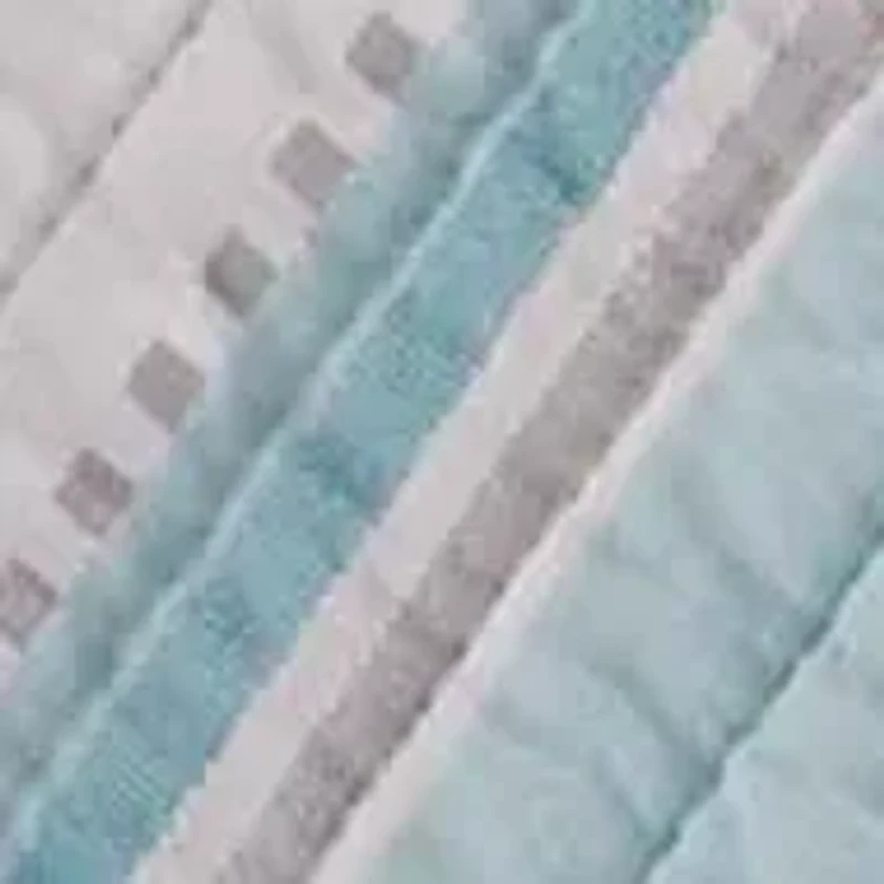 Cape Coral Stripe Quilted Throw