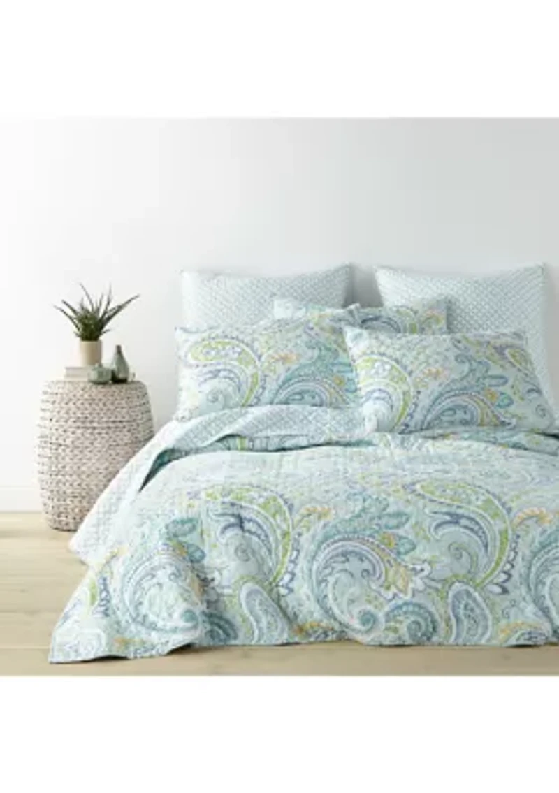 Cortona Paisley Euro Sham 2 Pack 