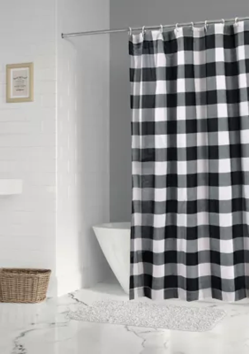 Camden Black Shower Curtain
