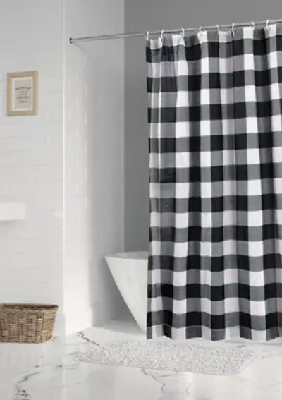 Camden Black Shower Curtain