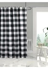 Camden Black Shower Curtain
